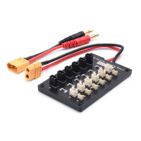 Плата паралельної зарядки HobbyFly 1S LiPo/LiHv для 6 акумуляторів (GNB27, PH2.0, JST1.25)