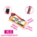 Акумулятор CNHL MiniStar 450mAh 7.4V 2S 70C Lipo XT30U