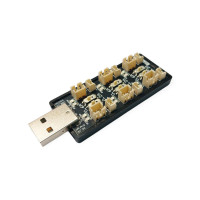 USB зарядний пристрій для 6×1S LiPo акумуляторів (PH2.0 / JST1.25, 0.2А/0.6А)