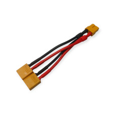 Перехідник XT60 female на 2 XT60 male (Y-тип) для акумуляторів
