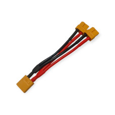 Перехідник XT60 male на 2 XT60 female (Y-тип) для акумуляторів