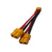 Перехідник XT60 male на 2 XT60 female (Y-тип) для акумуляторів