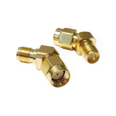 Перехідник RP-SMA male - RP-SMA female 45 градусів для антени