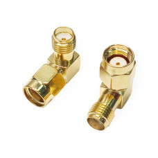 Перехідник RP-SMA male - SMA female 90 градусів для антени