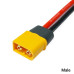 Роз'єм Amass XT60 Male / Female з кабелем 14AWG 10 см (з захисною накладкою)