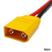 Роз'єм Amass XT90 Male / Female з кабелем 12AWG 10 см (силіконовий провід)