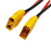 Роз'єм Amass XT90 Male / Female з кабелем 12AWG 10 см (силіконовий провід)