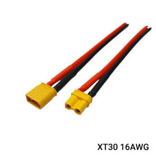 Роз'єм XT30U Male / Female з кабелем 16AWG 10 см (силіконовий провід)