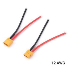 Роз'єм XT60 Male / Female з кабелем 12AWG, довжина 10 см