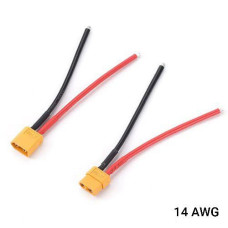 Роз'єм XT60 Male / Female з кабелем 14AWG, довжина 10 см