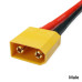 Роз'єм XT90 Male з кабелем 12AWG 15 см (силіконовий провід)